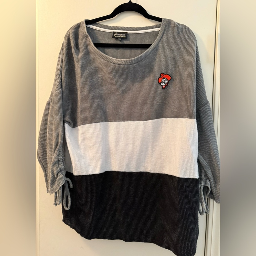 Gameday Couture OSU Color Block XXL Sweater -  Pistol Pete Logo